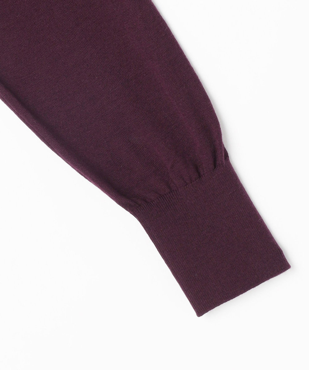 DÉPAREILLÉ HIGH GAUGE LAYERED KNIT / ハイゲージレイヤードニット ボルドー