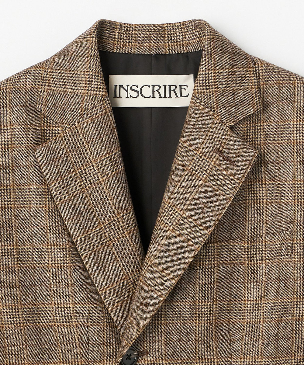 1er Arrondissement ＜INSCRIRE/アンスクリア＞グレンチェックジャケット チェック