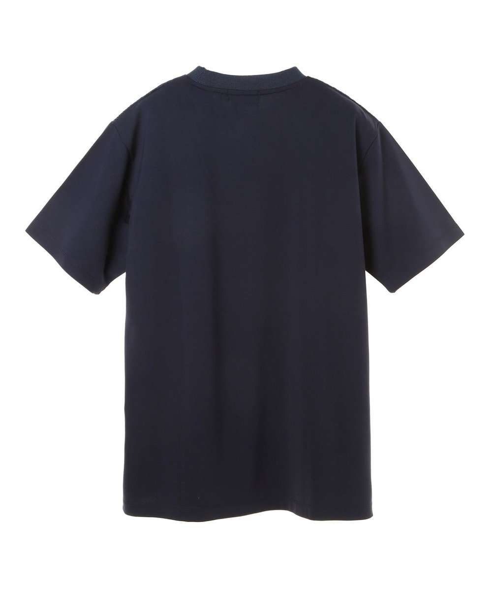 MEN'S BIGI 【TIE YOUR TIE/タイ ユア タイ】別注 クルーネックTEE<接触冷感> ネイビー