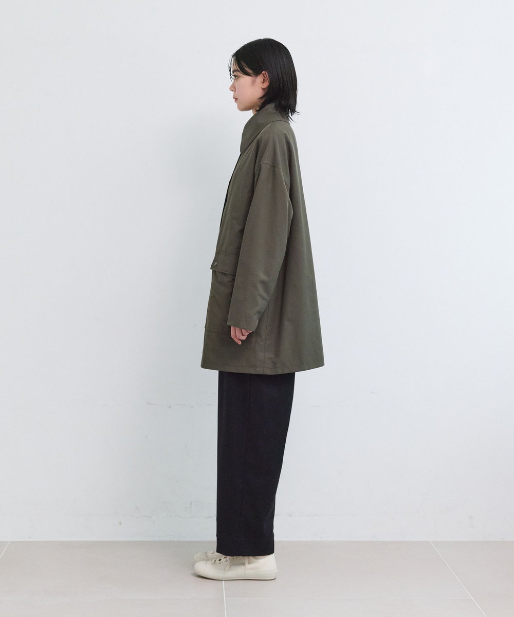LOISIR コットンナイロンユーティリティジャケット カーキ