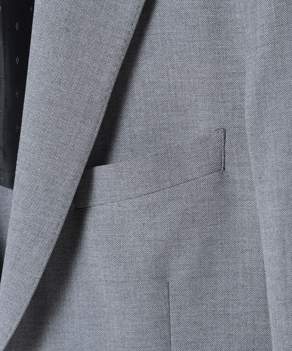 MEN'S BIGI 360度ストレッチTRジャケット<接触冷感> グレー
