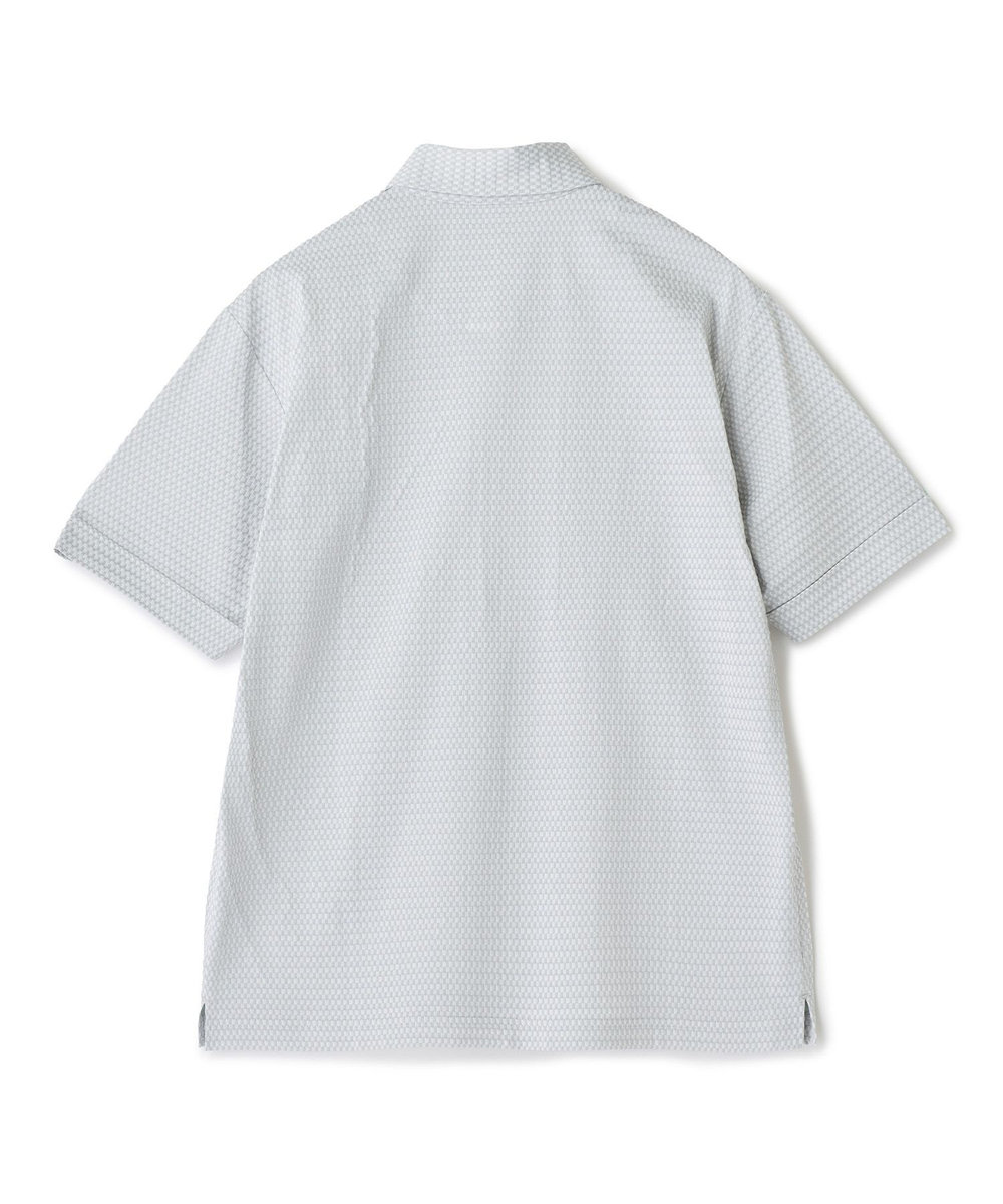 MEN'S BIGI 【ACTIVE TAILOR】ニットサッカーポロシャツ<COOL MAX/吸水速乾> グレー