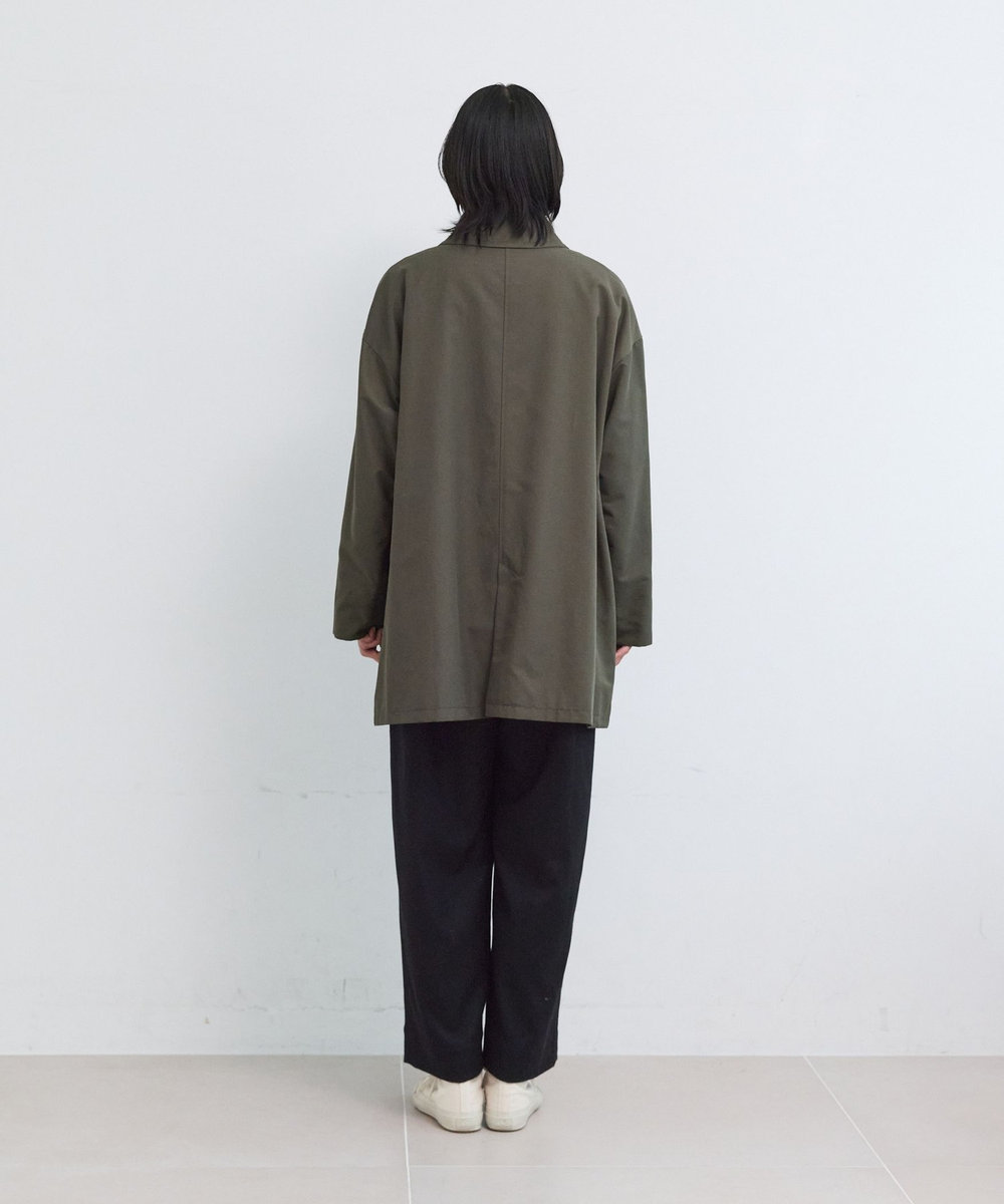 LOISIR コットンナイロンユーティリティジャケット カーキ