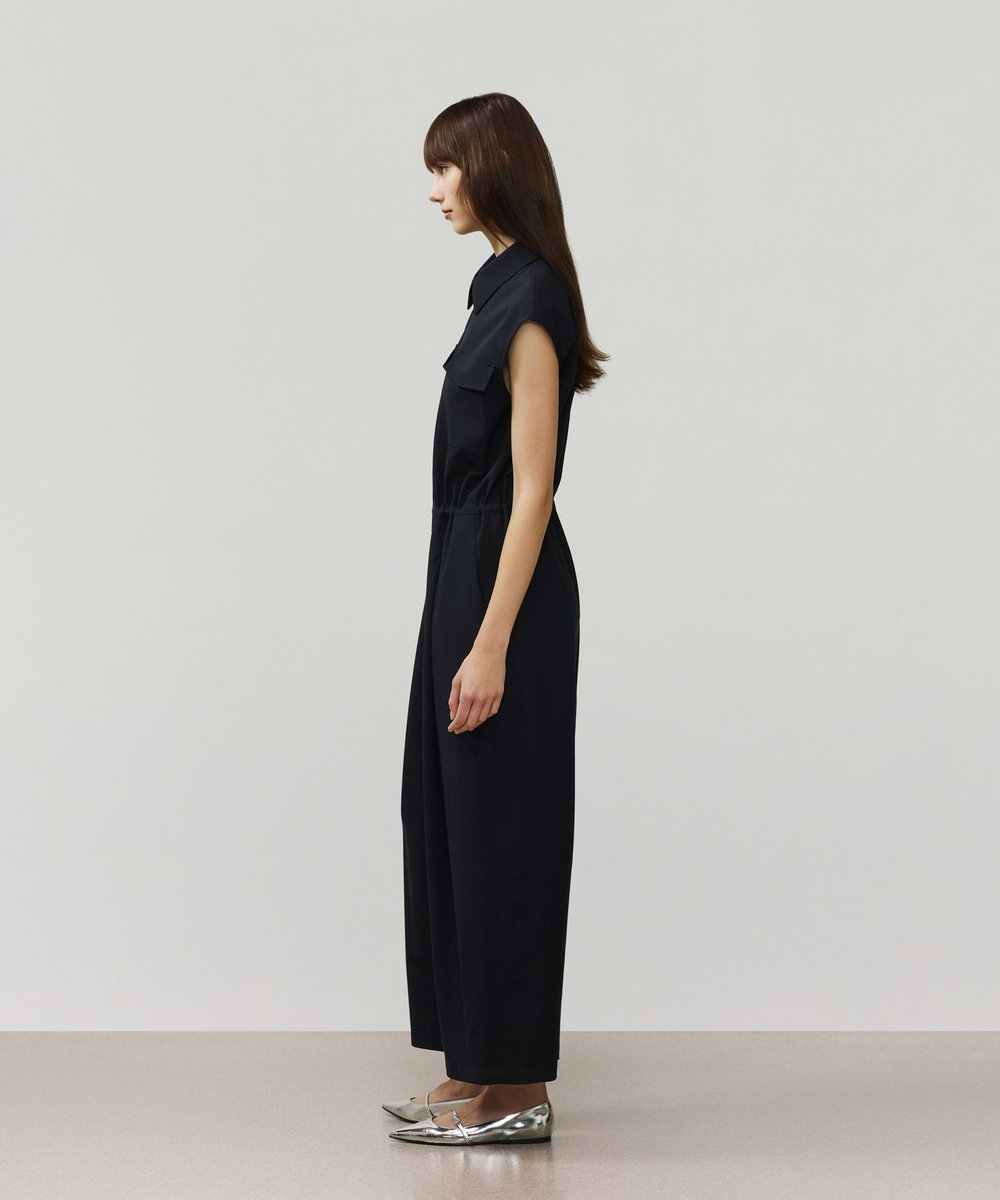 DÉPAREILLÉ WASHABLE WOOL COMBINAISON / ウォッシャブルウールコンビネゾン ネイビー