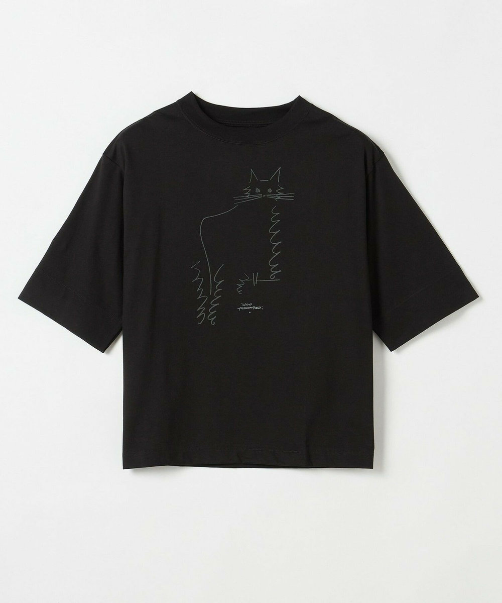 congés payés ADIEU TRISTESSE ichiro yamaguchi.半袖Tシャツ ブラック