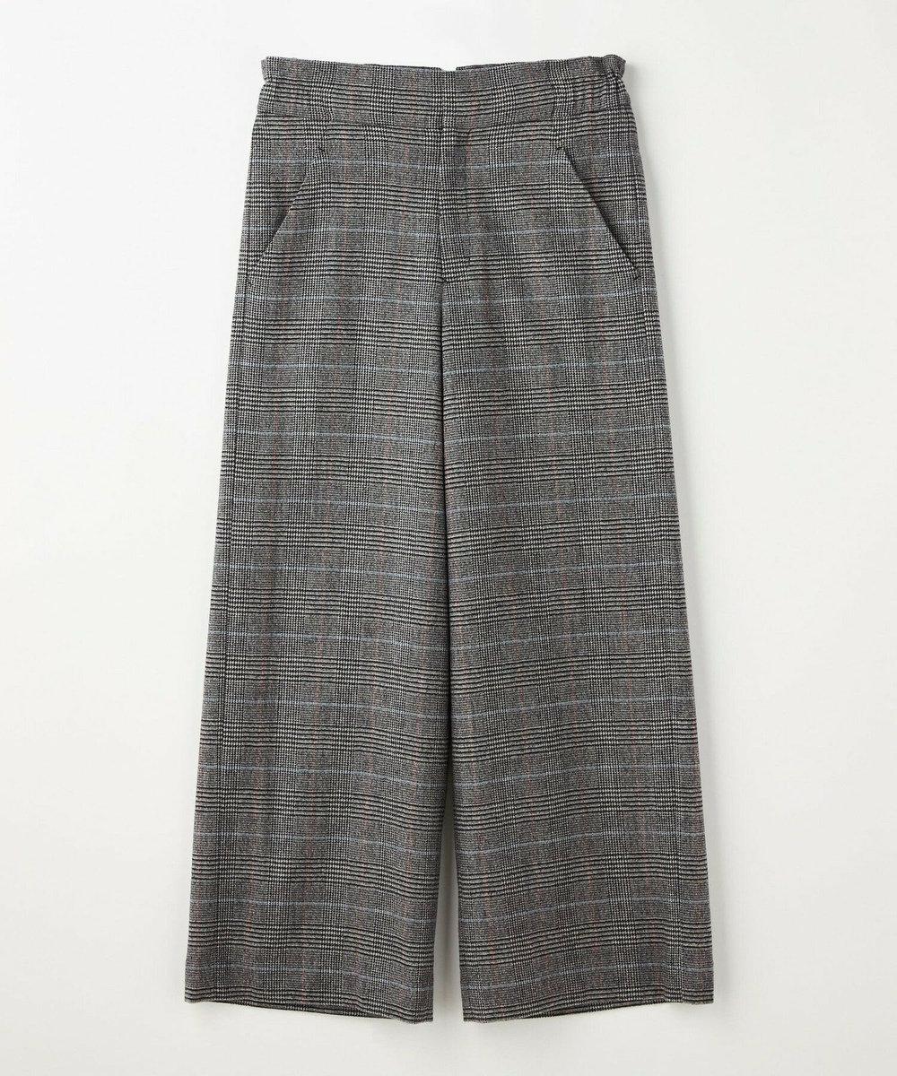 MOGA ウールカシミヤグレンチェックワイドパンツ チェック