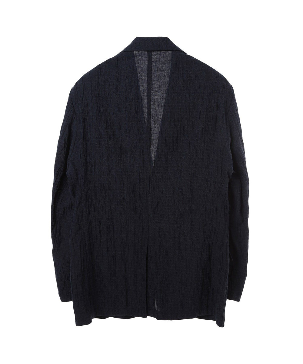 MEN'S BIGI 楊柳ジオメトリックプリントジャケット ネイビー
