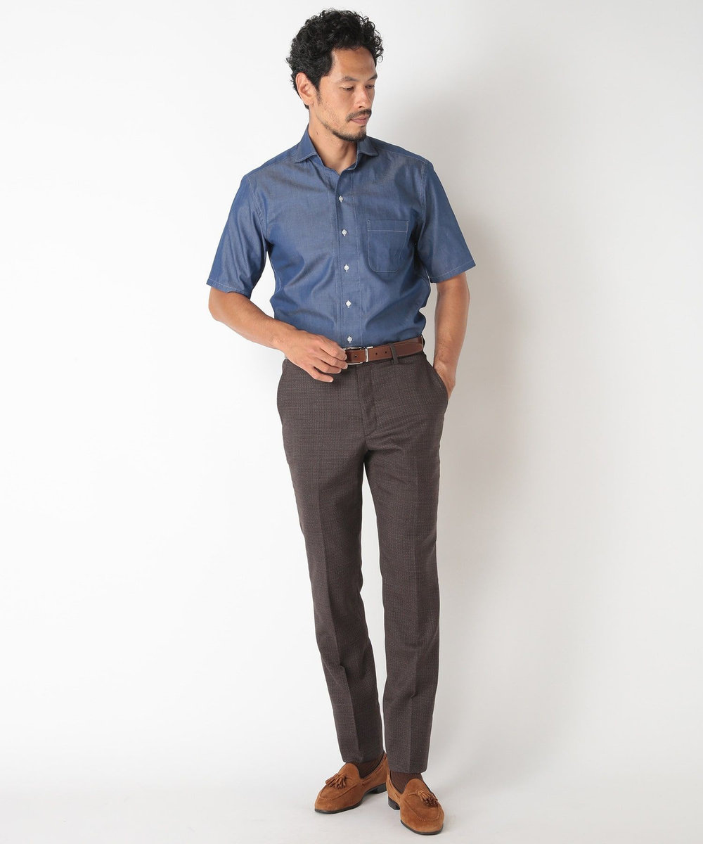 MEN'S BIGI 【ACTIVE TAILOR】アソートストレッチパンツ ブラウン系その他