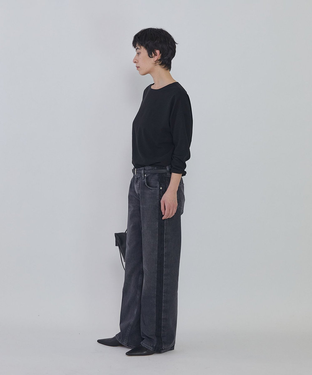 1er Arrondissement ＜CITIZENS OF HUMANITY（シチズンズ オブ ヒューマニティ）＞“LINDZ"イージーストレートデニムパンツ ブラック