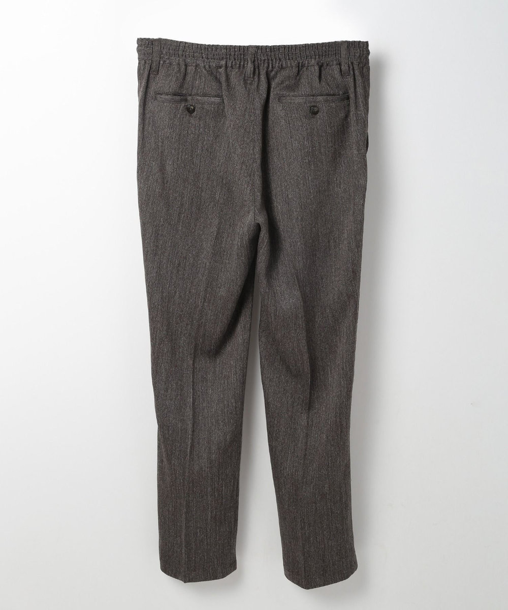 MEN'S BIGI デニム調ツイードストレッチパンツ モカ
