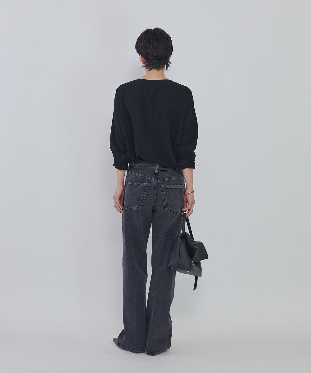 1er Arrondissement ＜CITIZENS OF HUMANITY（シチズンズ オブ ヒューマニティ）＞“LINDZ"イージーストレートデニムパンツ ブラック
