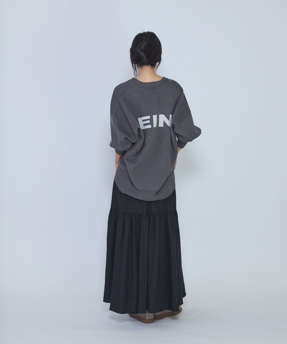 1er Arrondissement フィブリルポプリンティアードスカート ブラック
