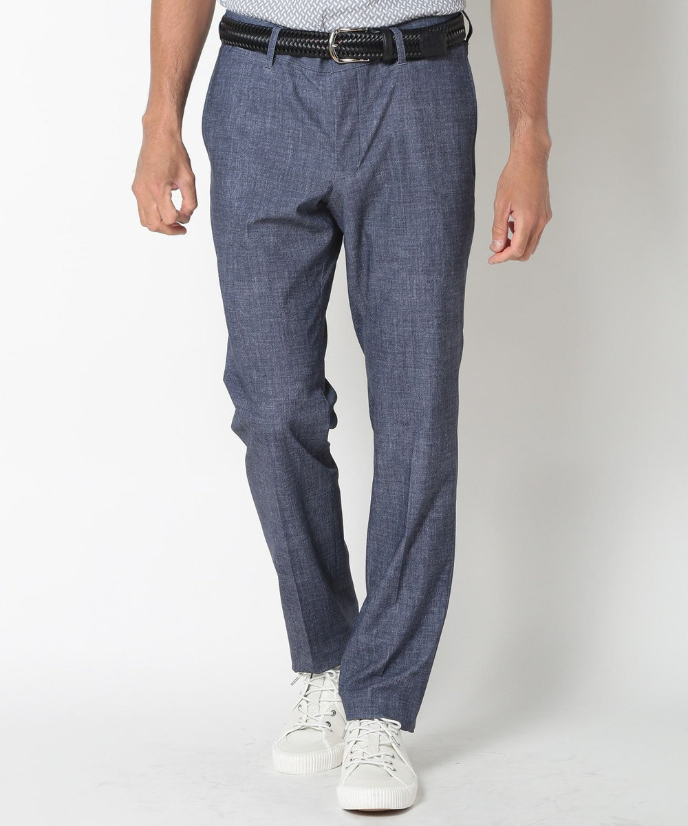 MEN'S BIGI 【ACTIVE TAILOR】COOL TOUCH 接触冷感ハイパーストレッチパンツ ネイビー