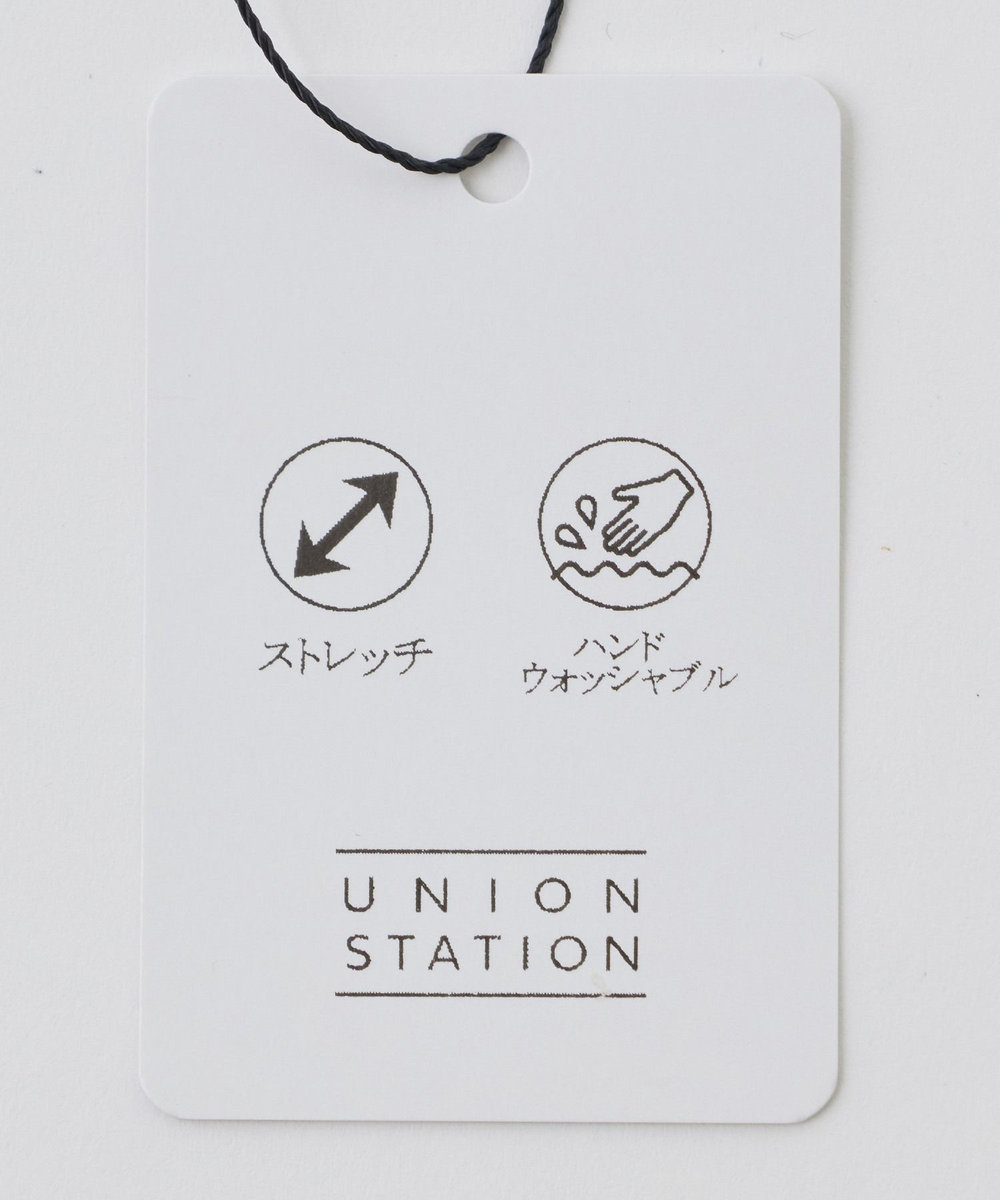 UNION STATION サンタモニカ グラフィック刺繍T〈ストレッチ・ハンドウォッシャブル〉 ホワイト系その他