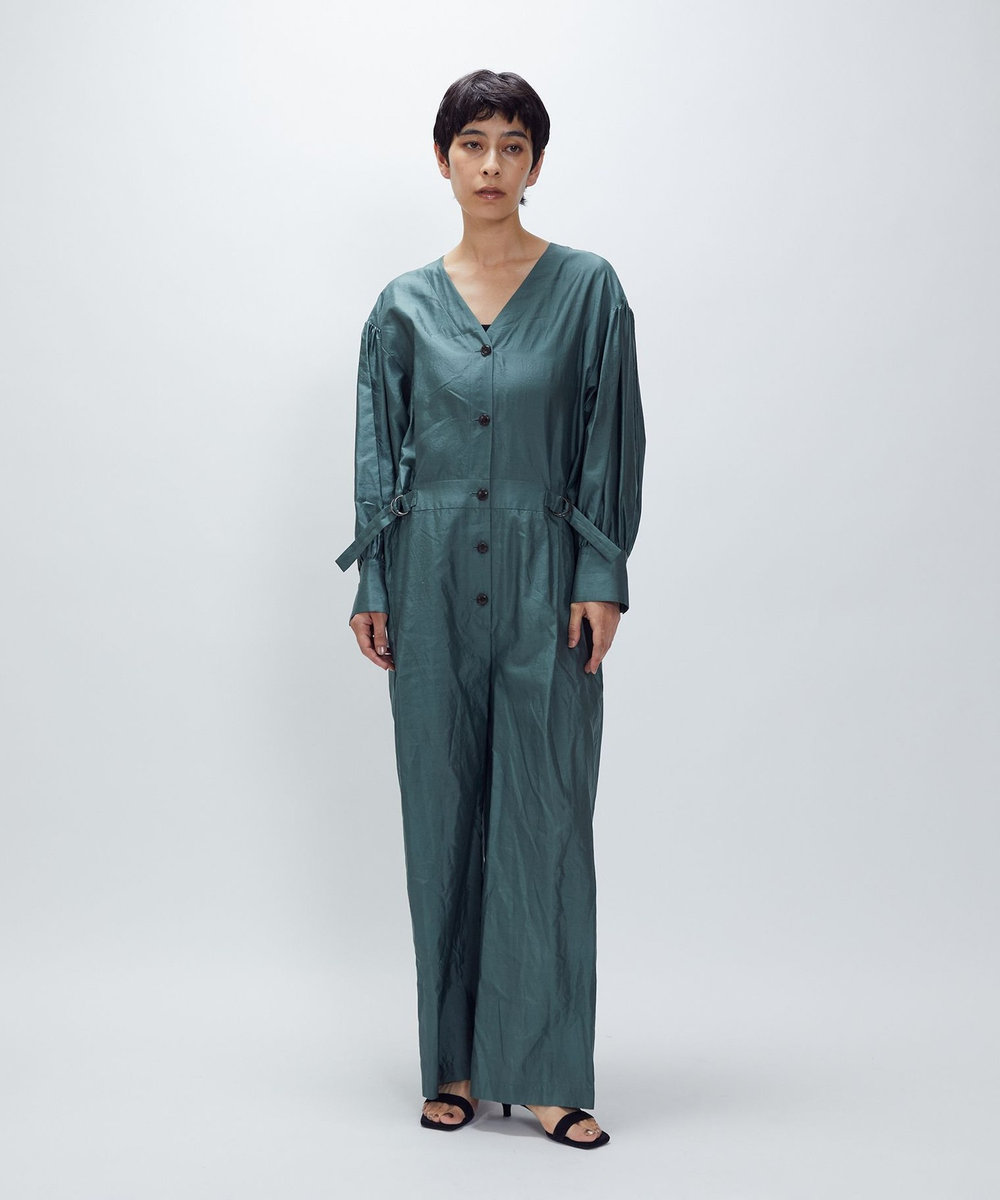 1er Arrondissement シルクコンビネゾン グリーン