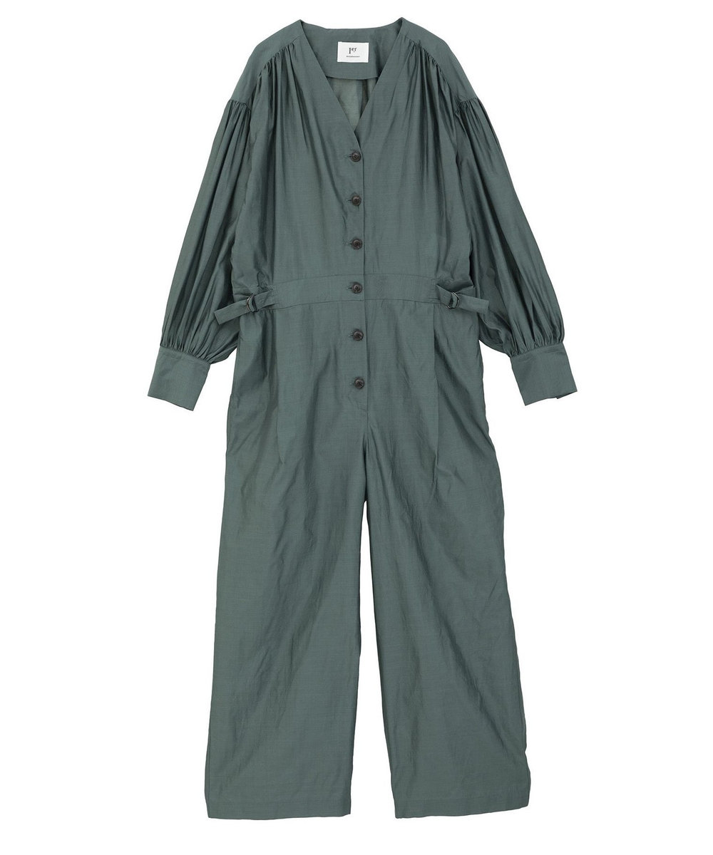 1er Arrondissement シルクコンビネゾン グリーン