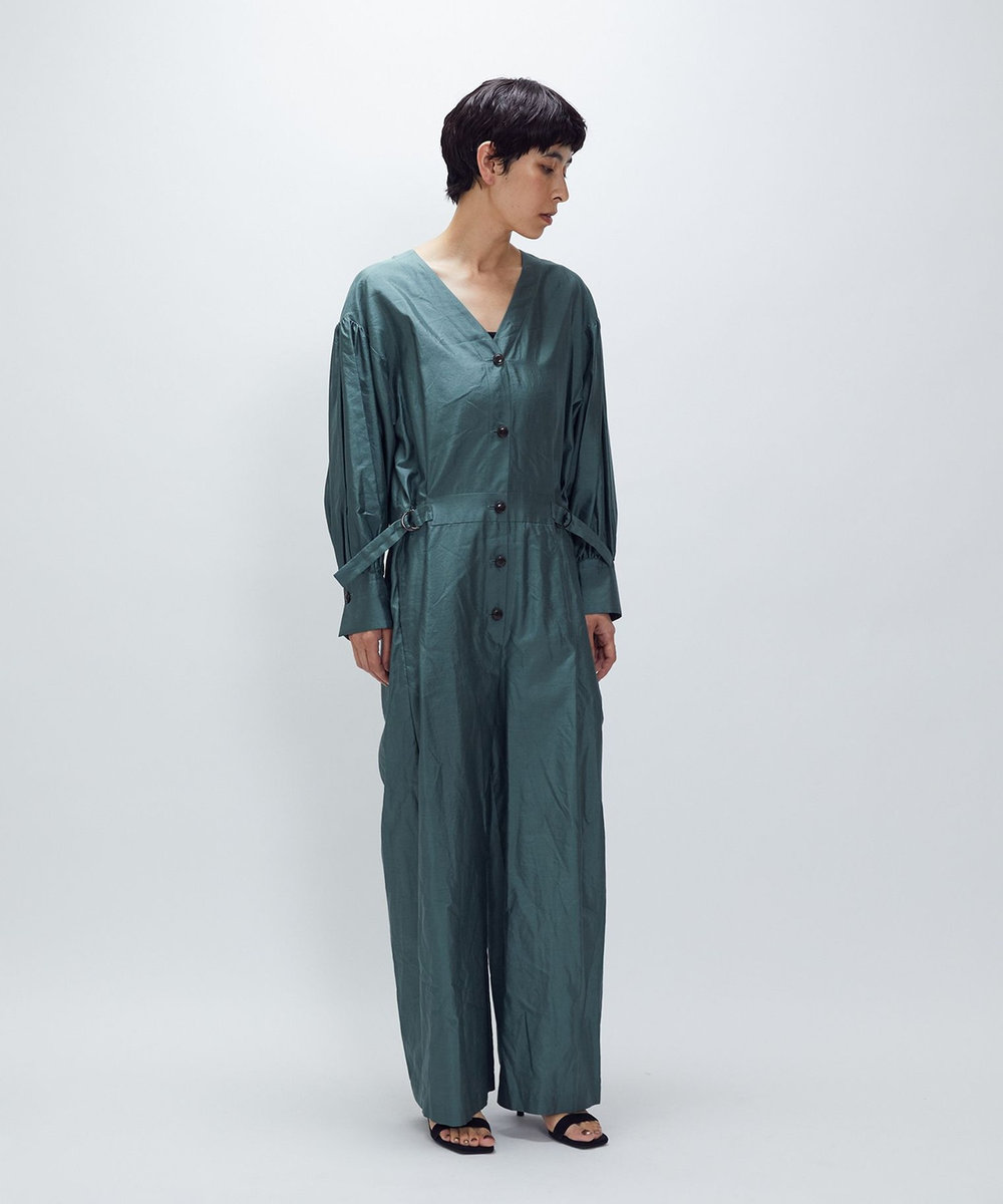 1er Arrondissement シルクコンビネゾン グリーン