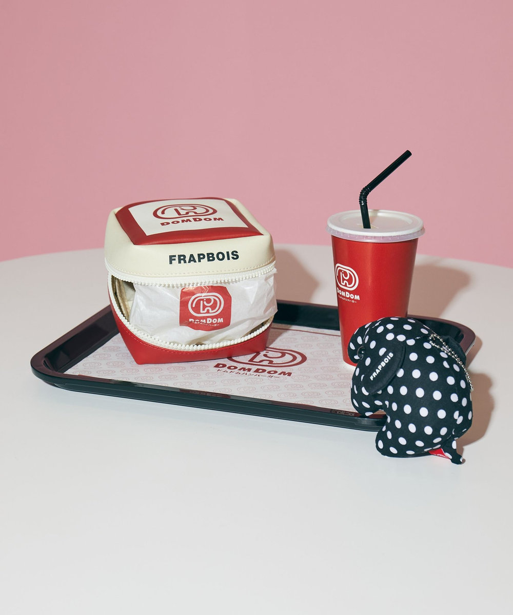 FRAPBOIS バーガーケース（DOMDOMコラボ） レッド