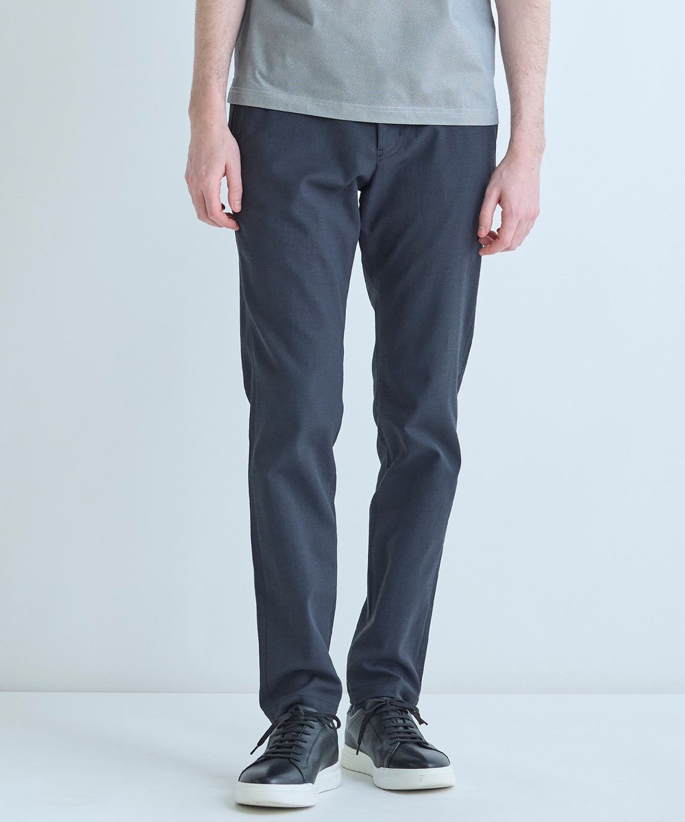 MEN'S BIGI シェルタリングドライオックス フルレングスパンツ＜吸汗速乾/紫外線防止/接触冷感/ストレッチ＞ ブラック