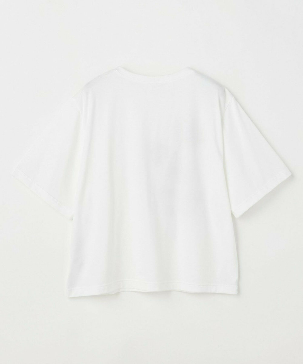 L'EQUIPE Lサイズ（大きいサイズ） 【大きいサイズ】フラワー顔料プリントTシャツ ホワイト