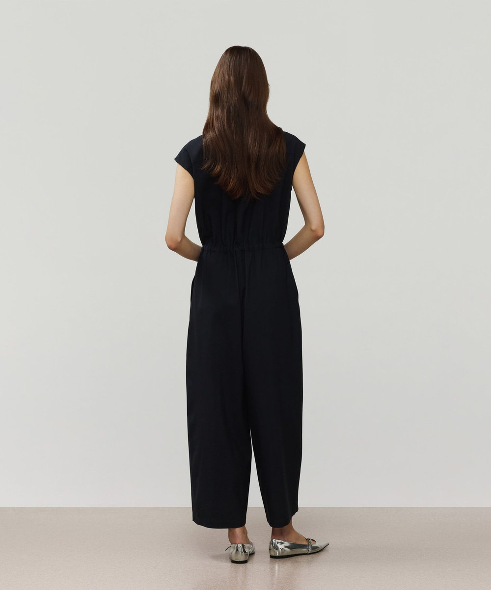 DÉPAREILLÉ WASHABLE WOOL COMBINAISON / ウォッシャブルウールコンビネゾン ネイビー