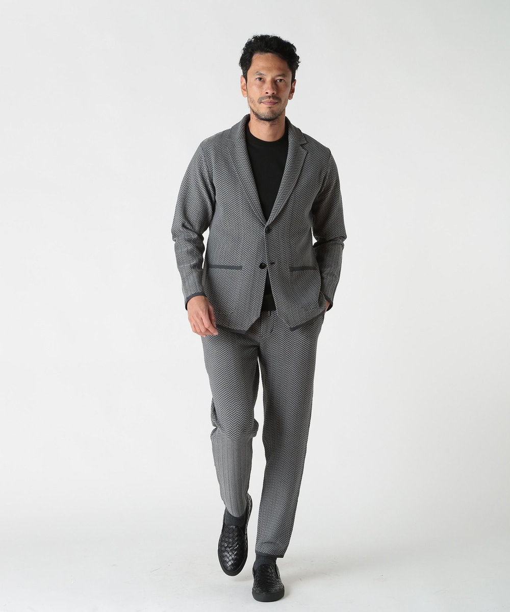 MEN'S BIGI メッシュレザー スニーカー ブラック