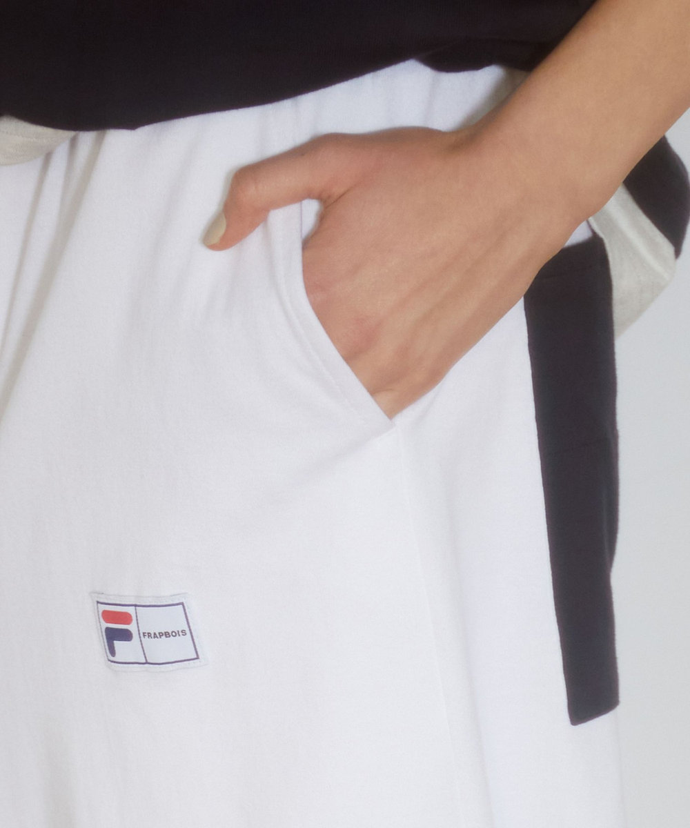 FRAPBOIS FILA×FRAPBOISカットソーセットアップ パンツ トリコロール