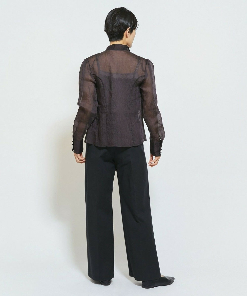 MOGA Collection MOGA Collection ダブルクロスストレッチベルト付きパンツ ブラック