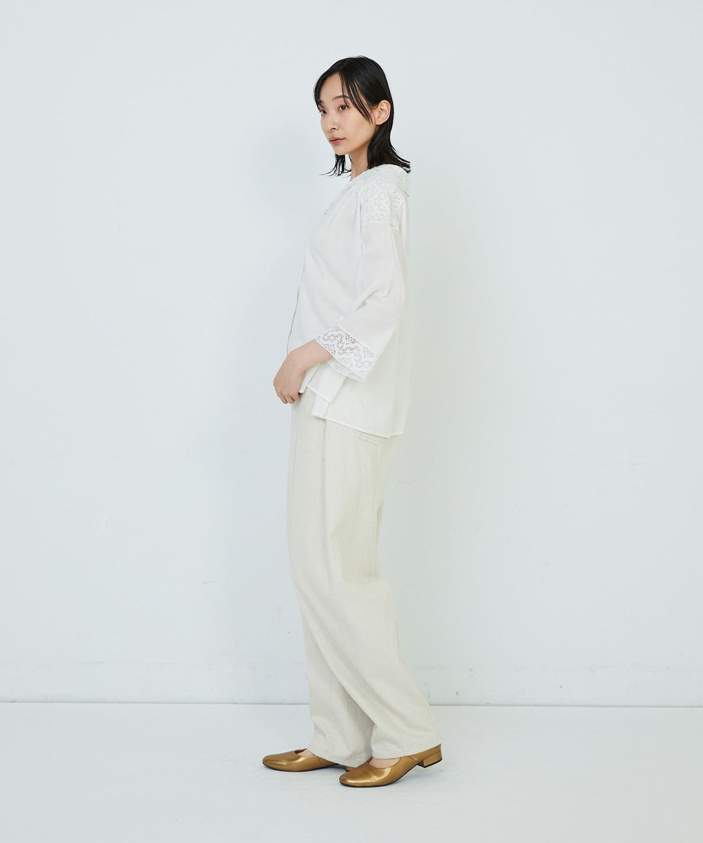 ADIEU TRISTESSE バレルパンツ ベージュ