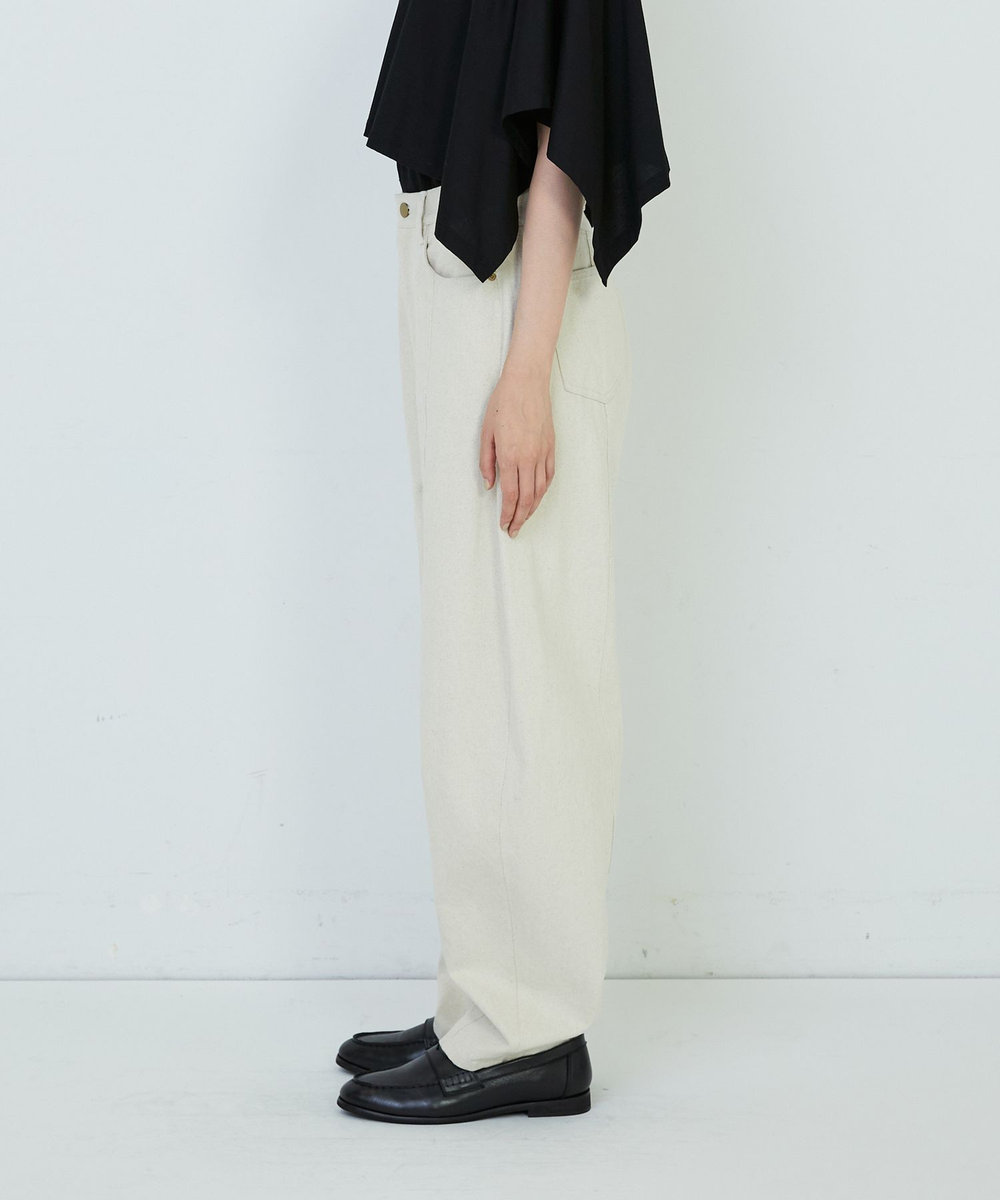 ADIEU TRISTESSE バレルパンツ ベージュ
