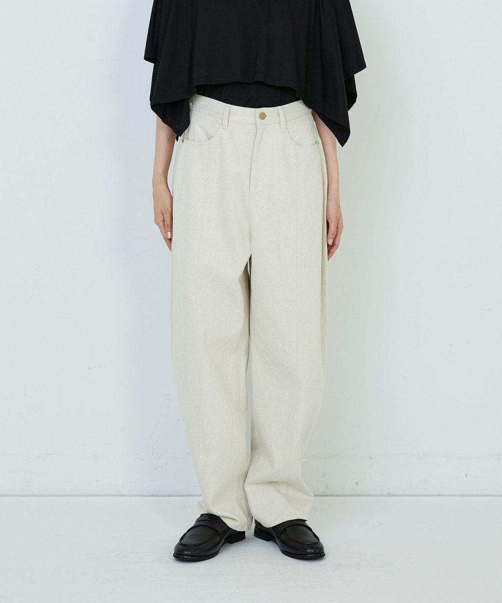 ADIEU TRISTESSE バレルパンツ ベージュ