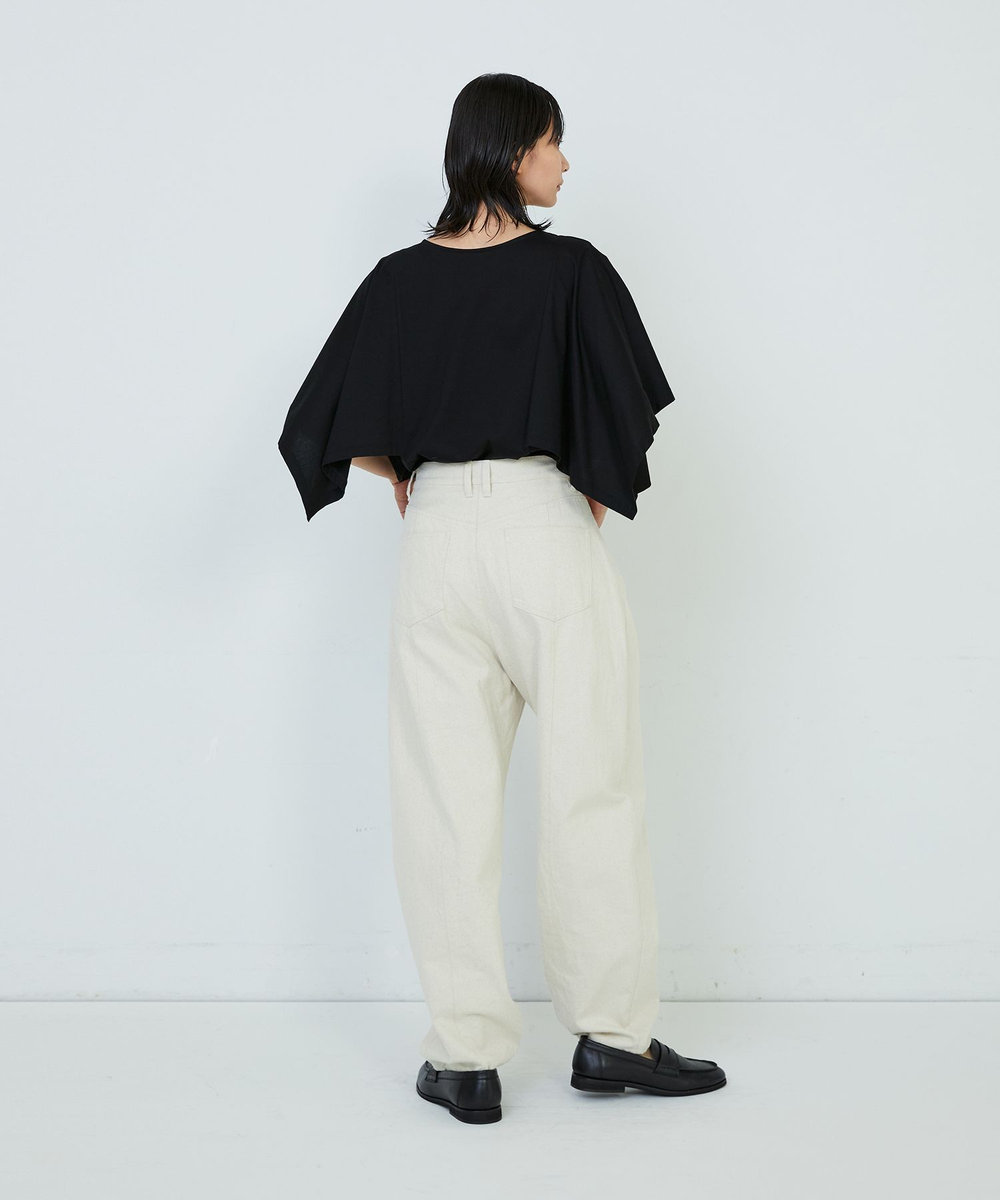 ADIEU TRISTESSE バレルパンツ ベージュ