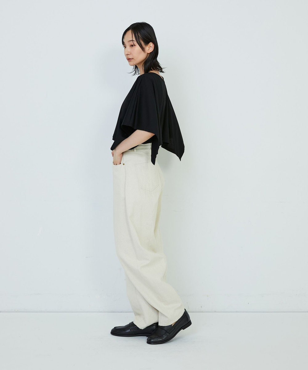ADIEU TRISTESSE バレルパンツ ベージュ