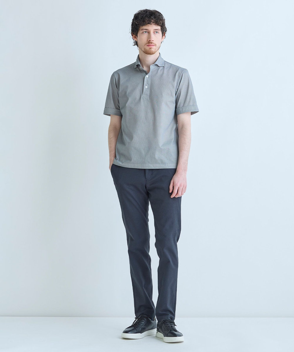 MEN'S BIGI シェルタリングドライオックス フルレングスパンツ＜吸汗速乾/紫外線防止/接触冷感/ストレッチ＞ ブラック