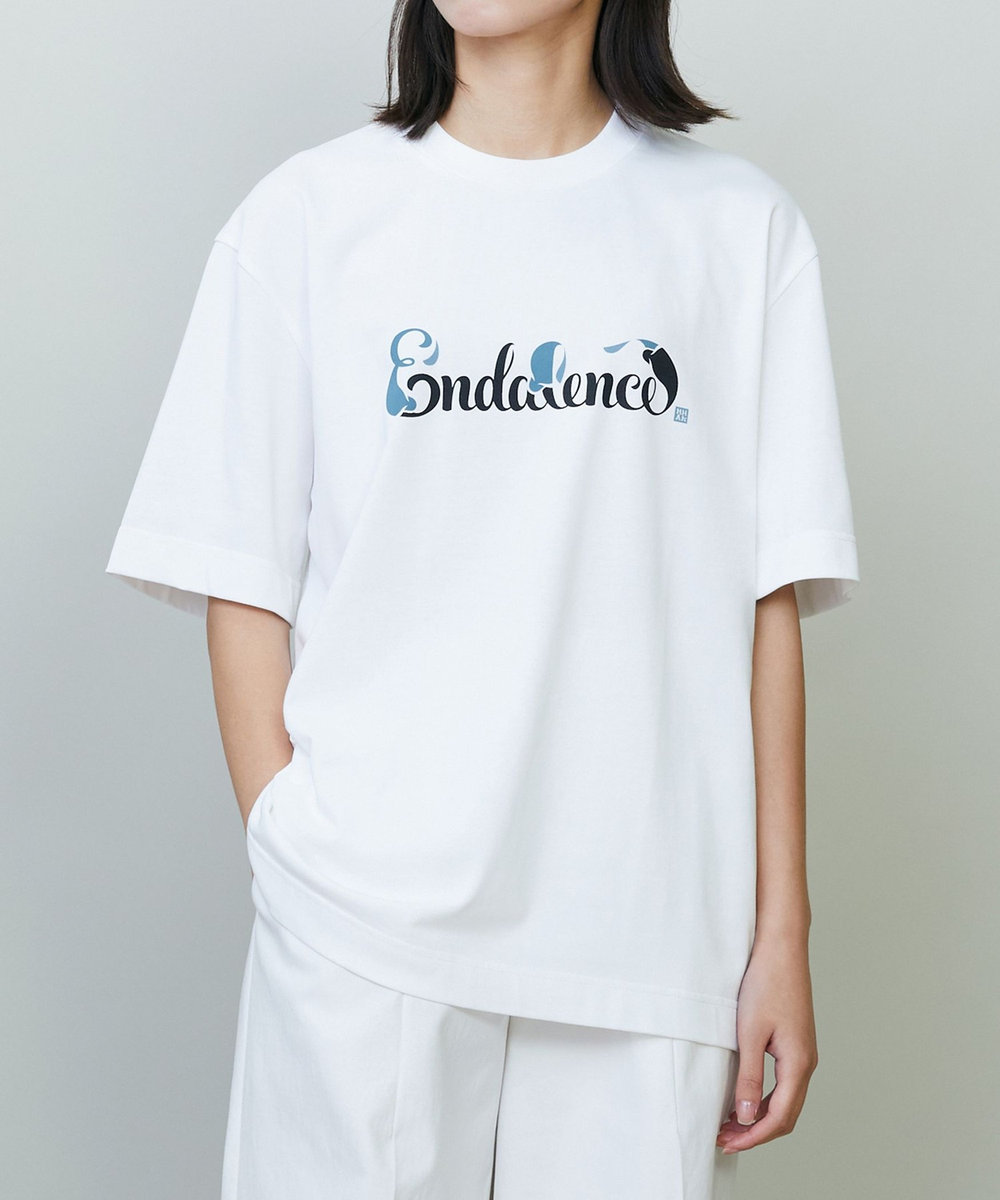 endalence endalence×MHAKコラボロゴTシャツA ブルー