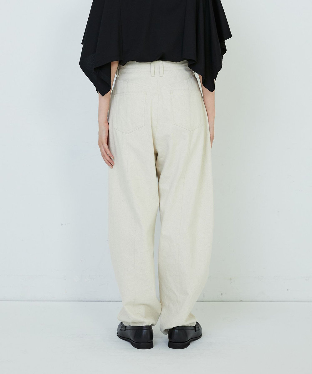 ADIEU TRISTESSE バレルパンツ ベージュ