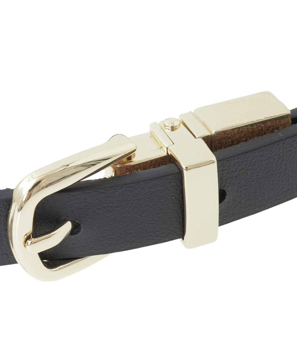 1er Arrondissement ＜LEFIJE (レフィエ)＞“RVC Alaska"ベルト（ブラック×スエードブラウン） ベージュ