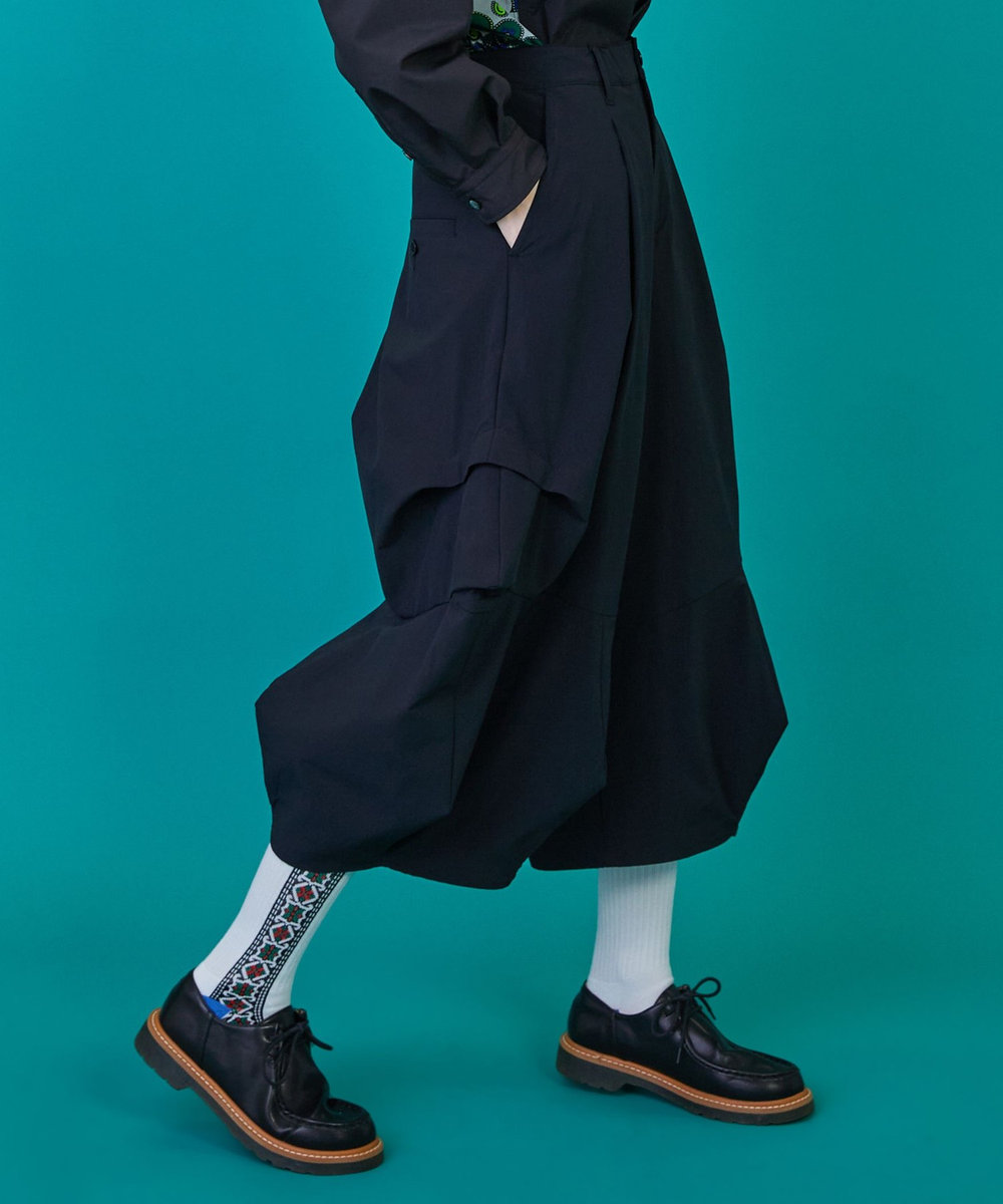 FRAPBOIS ニューホーン パンツ ブラック
