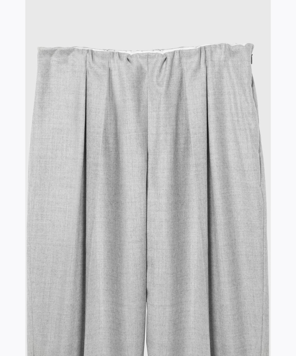 DÉPAREILLÉ SAXONY GATHERED PANTS / サキソニーギャザーパンツ グレー