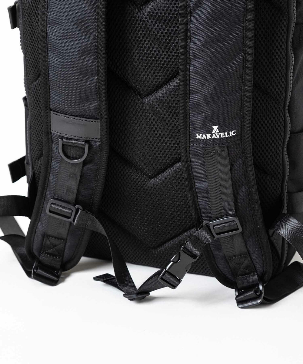 UNION STATION 【MAKAVELIC / マキャベリック】RECTANGLE3 DAYPACK ブラック