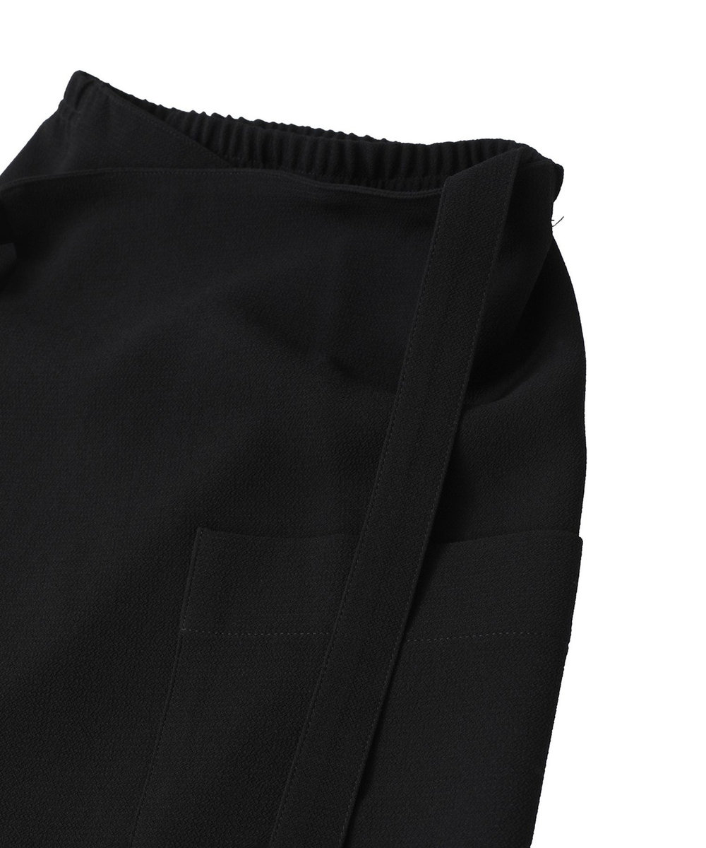 1er Arrondissement 【WEB限定】＜COTHEBISMOKE (コグ ザ ビッグ スモーク)＞“MINA"ダブルラップスカート ブラック