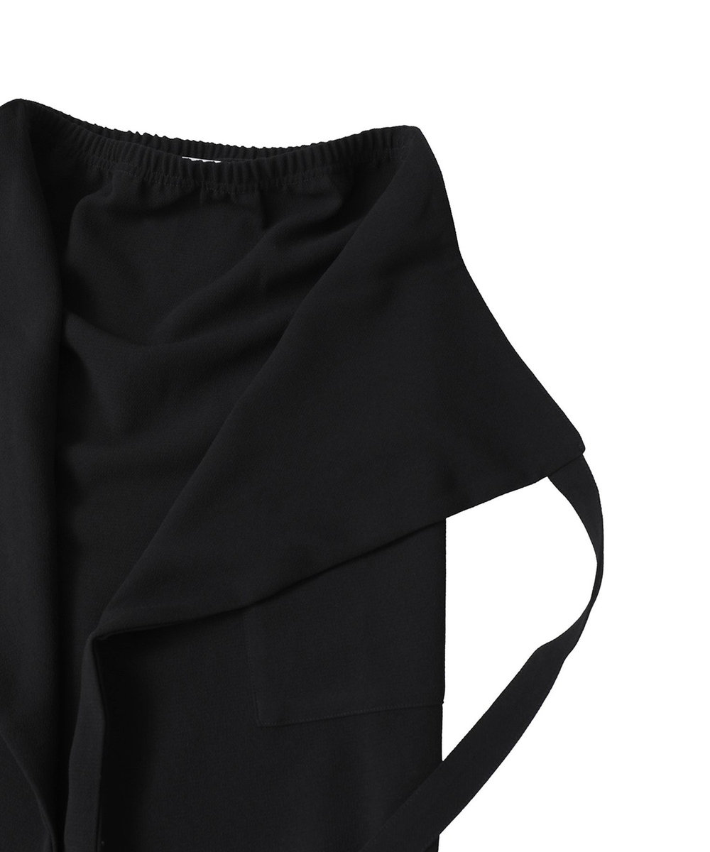 1er Arrondissement 【WEB限定】＜COTHEBISMOKE (コグ ザ ビッグ スモーク)＞“MINA"ダブルラップスカート ブラック