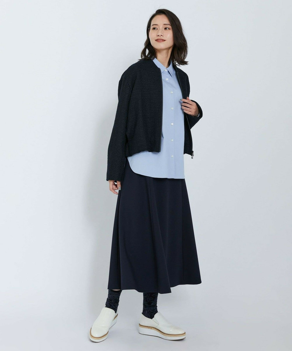 L'EQUIPE ダブルクロススカート ネイビー