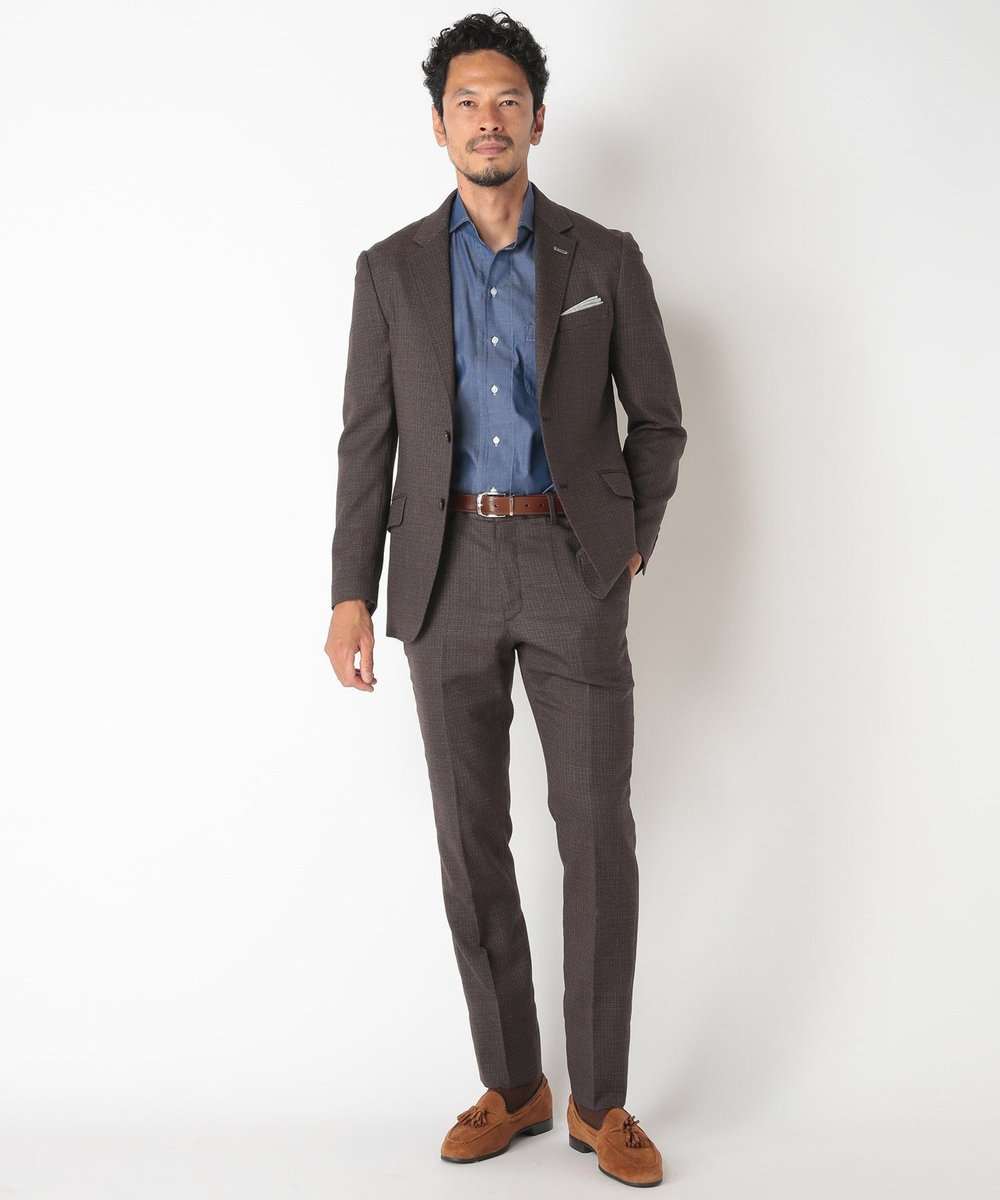 MEN'S BIGI 【ACTIVE TAILOR】アソートストレッチパンツ ブラウン系その他