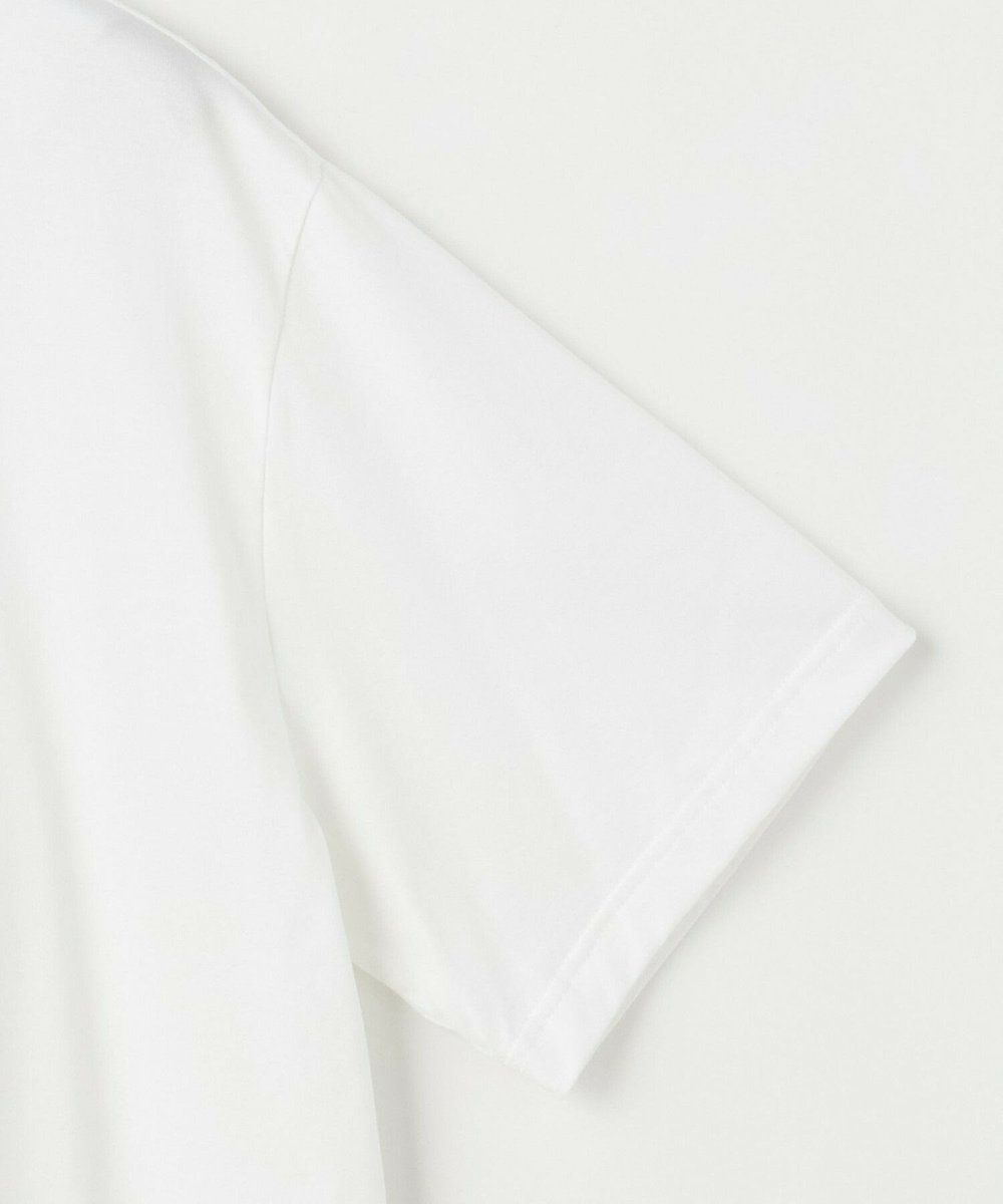 L'EQUIPE Lサイズ（大きいサイズ） 【大きいサイズ】フラワー顔料プリントTシャツ ホワイト
