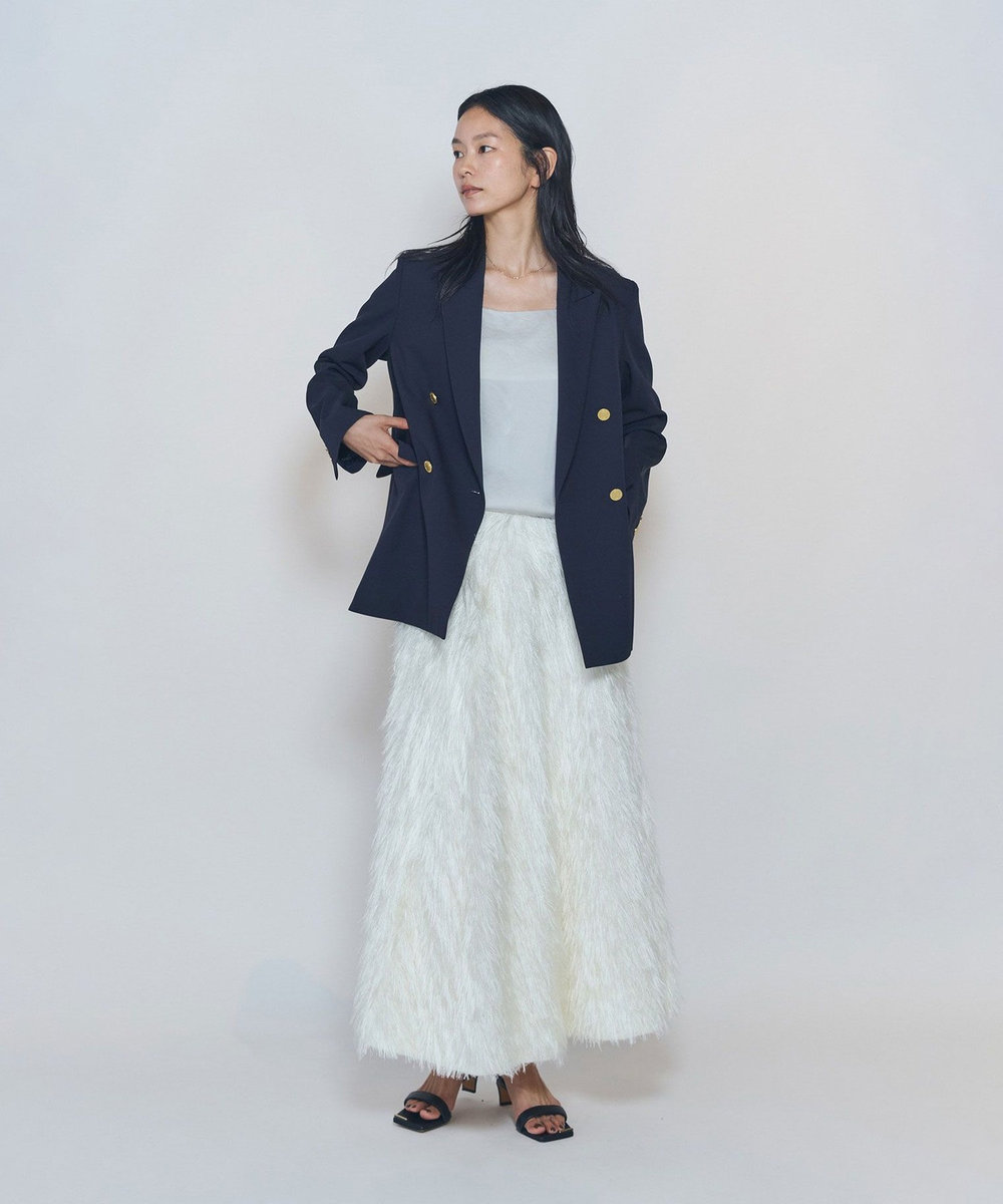 1er Arrondissement フェザースカート オフホワイト