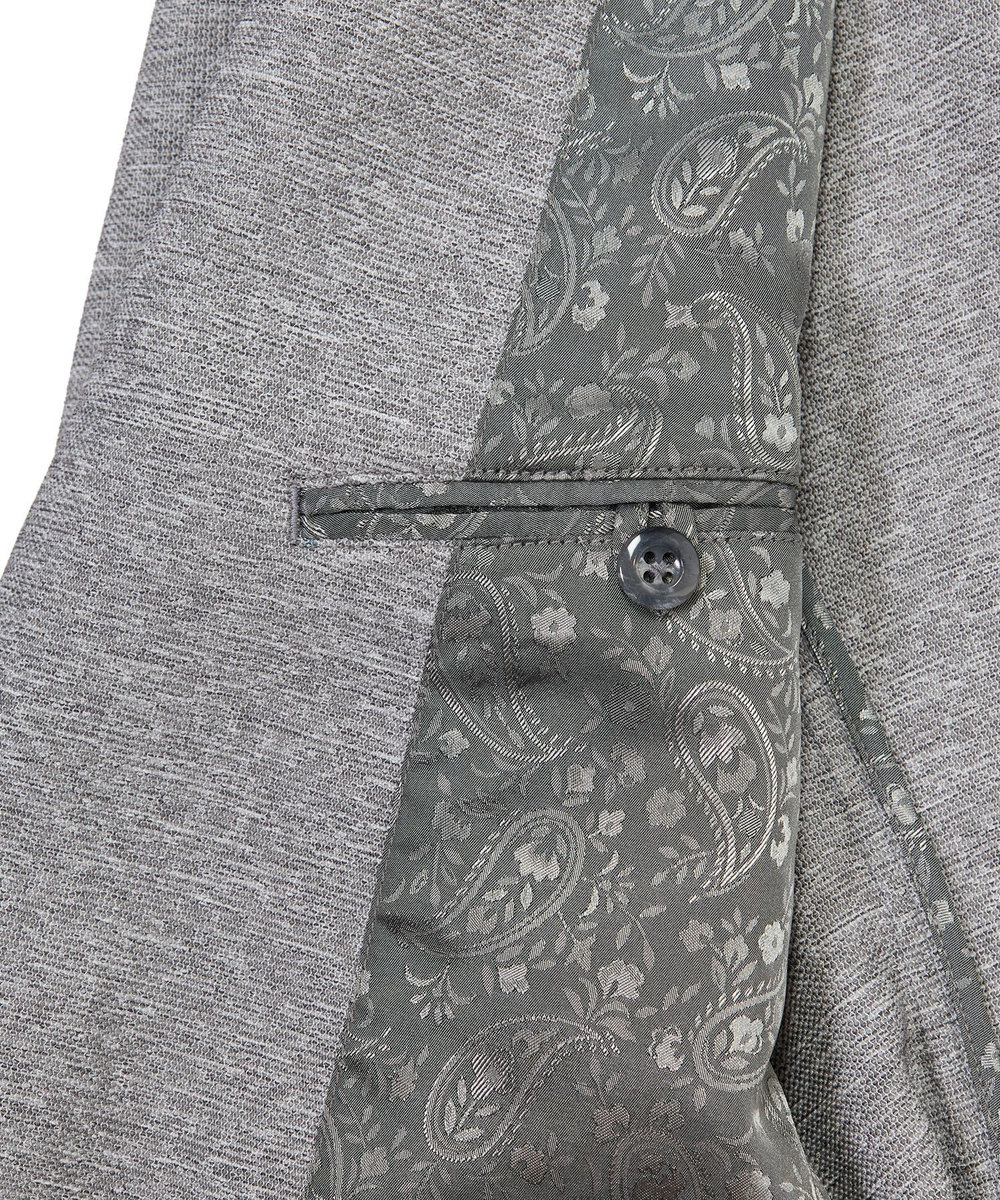 MEN'S BIGI 【ACTIVE TAILOR】カラミメッシュストレッチジャケット＜軽量/通気性/ストレッチ＞ グレー