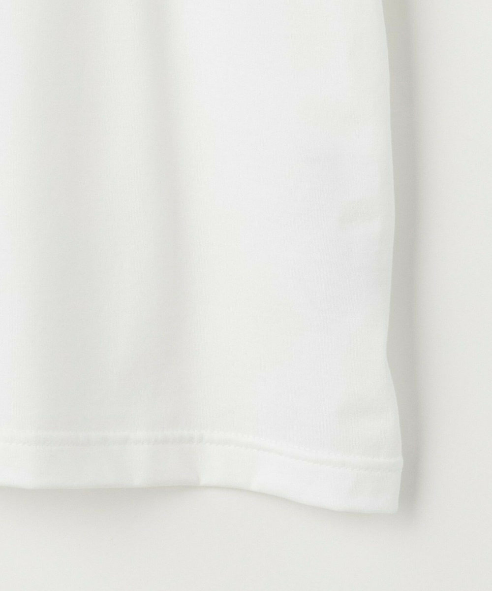 L'EQUIPE Lサイズ（大きいサイズ） 【大きいサイズ】フラワー顔料プリントTシャツ ホワイト