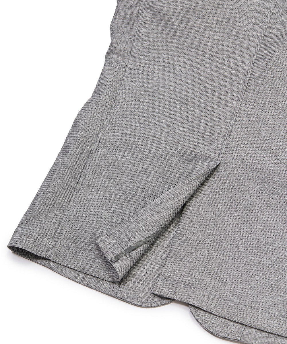 MEN'S BIGI 【ACTIVE TAILOR】カラミメッシュストレッチジャケット＜軽量/通気性/ストレッチ＞ グレー