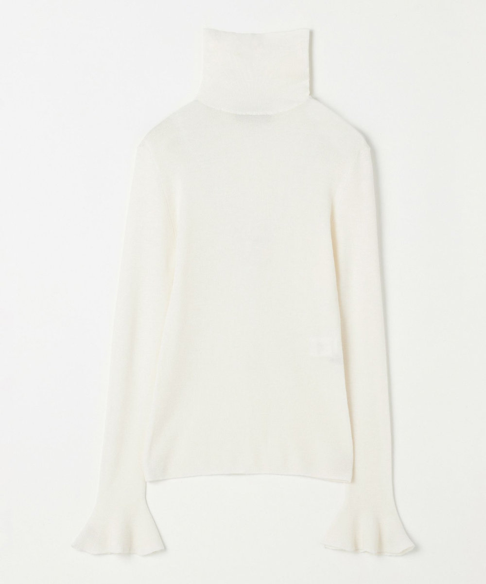 DÉPAREILLÉ HIGH GAUGE TURTLE NECK KNIT / ハイゲージタートルネックニット オフホワイト